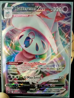 Hatterene VMAX 066/159 Ultra Rare SWSH Crown Zenith Pokemon TCG NM/M - Image 1