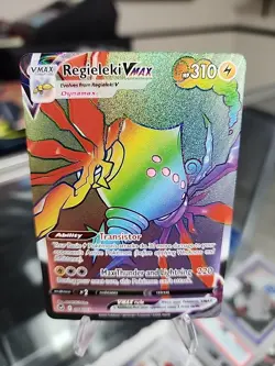 Pokemon TCG Regieleki VMAX Silver Tempest Holo Secret Rare 198/195 NM/M 🔥 - Image 1