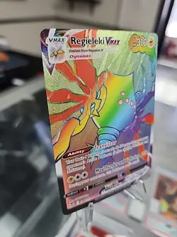 Pokemon TCG Regieleki VMAX Silver Tempest Holo Secret Rare 198/195 NM/M 🔥 - Image 3