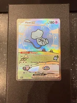 Pokemon Mew EX 232/091 Mint Paldean Fates Bubble Mew Sir 2024 SV PAF - Image 1