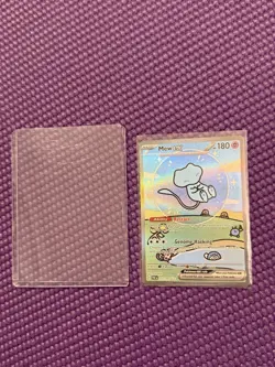 Pokemon Mew EX 232/091 Mint Paldean Fates Bubble Mew Sir 2024 SV PAF - Image 3