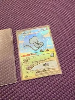 Pokemon Mew EX 232/091 Mint Paldean Fates Bubble Mew Sir 2024 SV PAF - Image 5