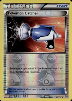 Pokemon Catcher Holo Uncommon PLB Plasma Blast 83/101 LP - Image 1