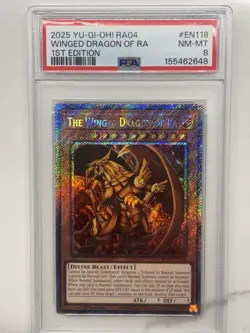 Yugioh 2025 The Winged Dragon of Ra RA04-EN118 QCSR 1st Edition - Image 1