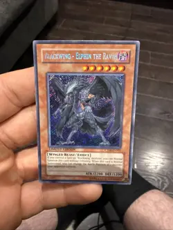 Yu-Gi-Oh! Blackwing - Elphin the Raven LIMITED Secret Rare CT06-ENS01 Near Mint - Image 1