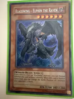 Blackwing - Elphin the Raven Secret Rare 2009 Collectors Tin CT06-ENS01 NM - Image 1