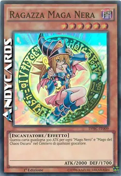 RAGAZZA MAGA NERA • (Dark Magician Girl) • Super R • DPBC IT009 • 1Ed • Yugioh! - Image 1