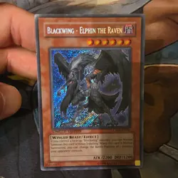 Yu-Gi-Oh! Blackwing Elphin the Raven Limited Edition CT06-ENS01 Konami EN - Image 1