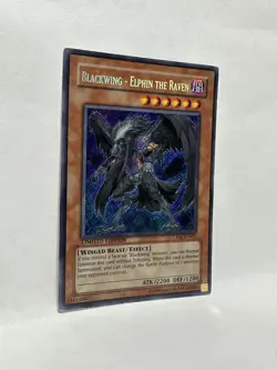 YuGiOh! Blackwing - Elphin the Raven - CT06-ENS01 - Limited Ed - Secret Rare - Image 2