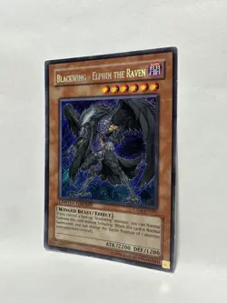 YuGiOh! Blackwing - Elphin the Raven - CT06-ENS01 - Limited Ed - Secret Rare - Image 3