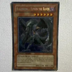 Yu-Gi-Oh! Blackwing - Elphin the Raven Effect Secret Rare Foil LE CT06-ENS01 - Image 1