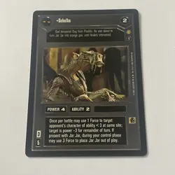 STAR WARS CCG TATOOINE RARE CARD SEBULBA - Image 1