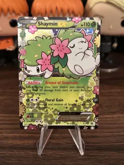 Pokemon TCG Shaymin EX XY148 Black Star Promo XY Generations Ultra Rare Holo - Image 1
