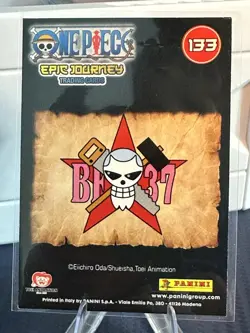 Panini One Piece Epic Journey Trading Card #133 Franky Wanted Poster - Image 2