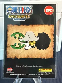 One Piece God Usopp #130 Epic Journey Trading Cards Panini - Image 2
