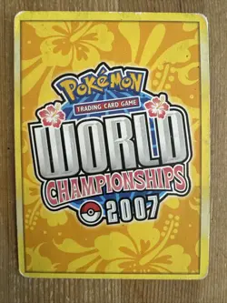 Jolteon ex 109/113 WORLD CHAMPIONSHIP 2007 Delta Species Pokemon Card - DMG - Image 2