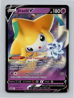 Jirachi V - 299 Promo SWSH: Sword & Shield Promo Cards SWSH299 NM - Image 1