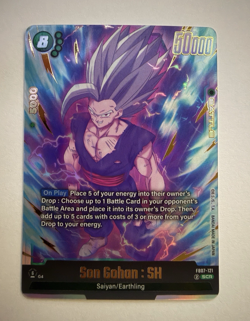 Dragon Ball Super Card Game Son Gohan: SH FB07-121 SCR Secret Rare Foil - Image 1
