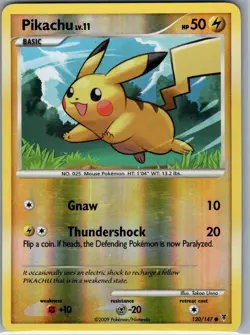 Pikachu 120/147 Reverse Holo Supreme Victors - Pokemon Card - LP - Image 1
