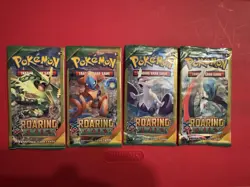 2016 POKEMON XY ROARING SKIES 3 Card Mini Booster Packs Complete Pack Art Set - Image 4