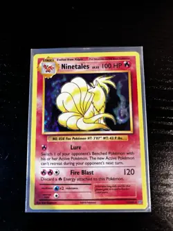 Ninetales Evolutions Holo Rare Pokemon TCG Trading Card 15/108 - Image 1