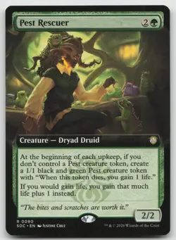 Pest Rescuer (Extended Art) R Commander: Secrets of Strixhaven 90 NM - Image 1