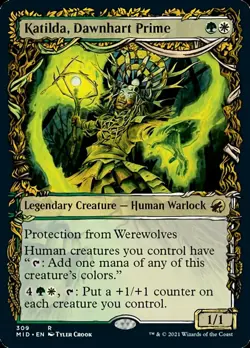 Katilda, Dawnhart Prime x4 - Showcase - Midnight Hunt - MTG MID - Image 1