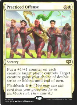 Practiced Offense 25 R Secrets of Strixhaven MTG NM/M - Image 1