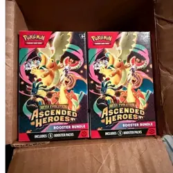 Pokemon TCG Mega Evolution Ascended Heroes Booster Box Bundle 2 Boxes English 6+ - Image 1