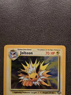 Pokemon TCG Jolteon Jungle 4/64 Holo Unlimited Holo Rare WOTC MP - Image 3