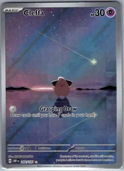 Cleffa 202/197 SV03: Obsidian Flames - Pokemon Card - NM - Image 1