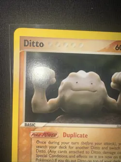 Pokemon Ditto (Geodude) Card 60 HP 62/113 Delta Species LP- - Image 2