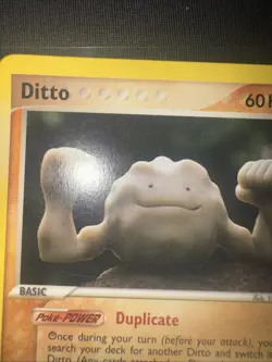 Pokemon Ditto (Geodude) Card 60 HP 62/113 Delta Species LP- - Image 4
