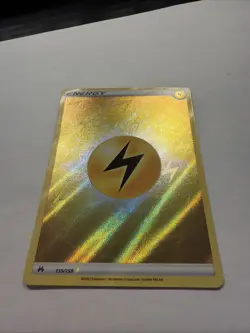 2023 Pokemon Sword & Shield - Crown Zenith Holo Lightning Energy #155/159 NM - Image 2