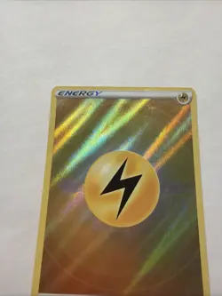 2023 Pokemon Sword & Shield - Crown Zenith Holo Lightning Energy #155/159 NM - Image 5