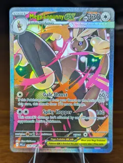 Pokemon Mega Lopunny EX Full Art Holo 128/108 Evolutions Ultra Rare 2016 HP 330 - Image 1