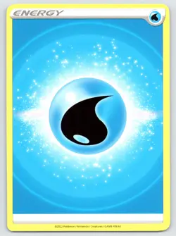 Pokemon TCG Water Energy Basic Energy Sword & Shield Era 2022 - Image 1