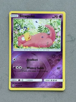 Slowpoke 48/145 Reverse Holo Common 2017 Pokemon SM Guardians Rising ~ LP - NM - Image 4