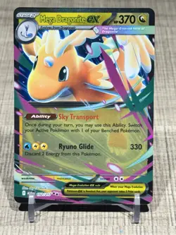 MEGA DRAGONITE EX 152/217 Double Rare Holo Pokemon ASCENDED HEROES - Image 1