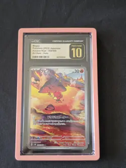CGC Pristine 10 Pokemon TCG Magby 068/066 AR Holo JP Sv4k Ancient Roar 2023 - Image 1