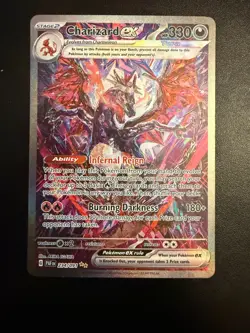 Pokemon Charizard ex 234/091 PAF Paldean Fates Special Illustration Rare SIR NM - Image 1