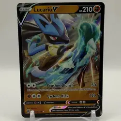 Pokemon Lucario V Ultra Rare Holo SWSH10: Astral Radiance 2022 078/189 - Image 1