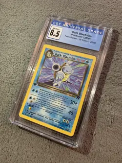 2000 Pokemon 1st Edition Dark Blastoise 20/82 Team Rocket CGC 8.5 (PSA BGS) - Image 2
