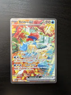 Pokemon TCG: S&V- White Flare Keldeo ex 167/86 Special Illustration Rare NM - Image 1