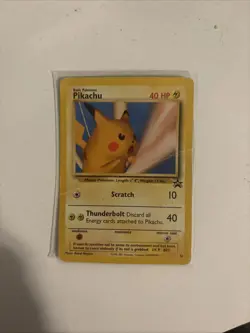 2001 Pokemon League Pikachu Snap WOTC Black Star Promo #26 ⚡ Pikachu Promo Card - Image 1