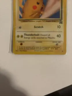 2001 Pokemon League Pikachu Snap WOTC Black Star Promo #26 ⚡ Pikachu Promo Card - Image 3