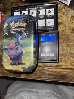 Pokemon Ascended Heroes Mini Tin - 100.09g VERY HEAVY 🔥Possible GOD PACKU!🔥 - Image 2