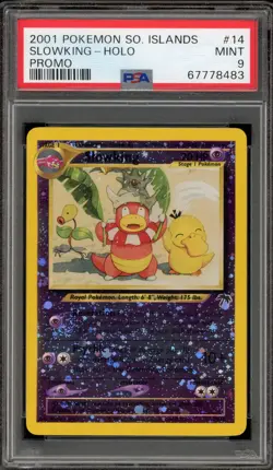 Pokemon Slowking Southern Islands Holo Promo #14 PSA 9 Mint - Image 1
