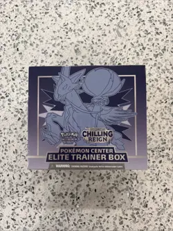 Pokemon Center Exclusive Elite Trainer Box ETB Error Chilling Reign New Sealed - Image 1