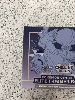Pokemon Center Exclusive Elite Trainer Box ETB Error Chilling Reign New Sealed - Image 2